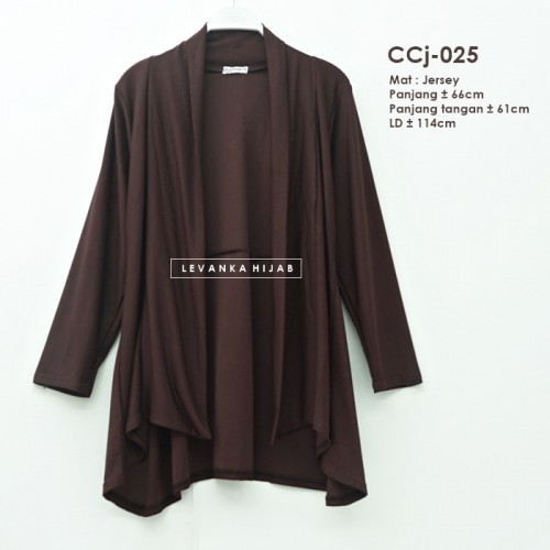 CCj-025 Cardigan jersey Lengan panjang